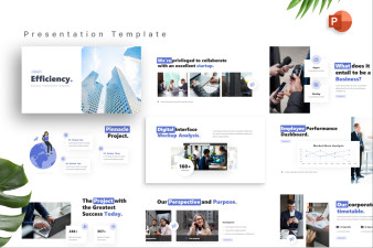 Purple Business Presentation Template
